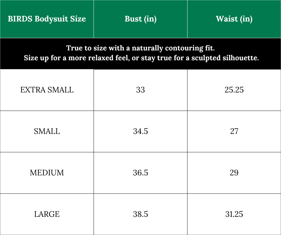 BIRDS Bodysuit