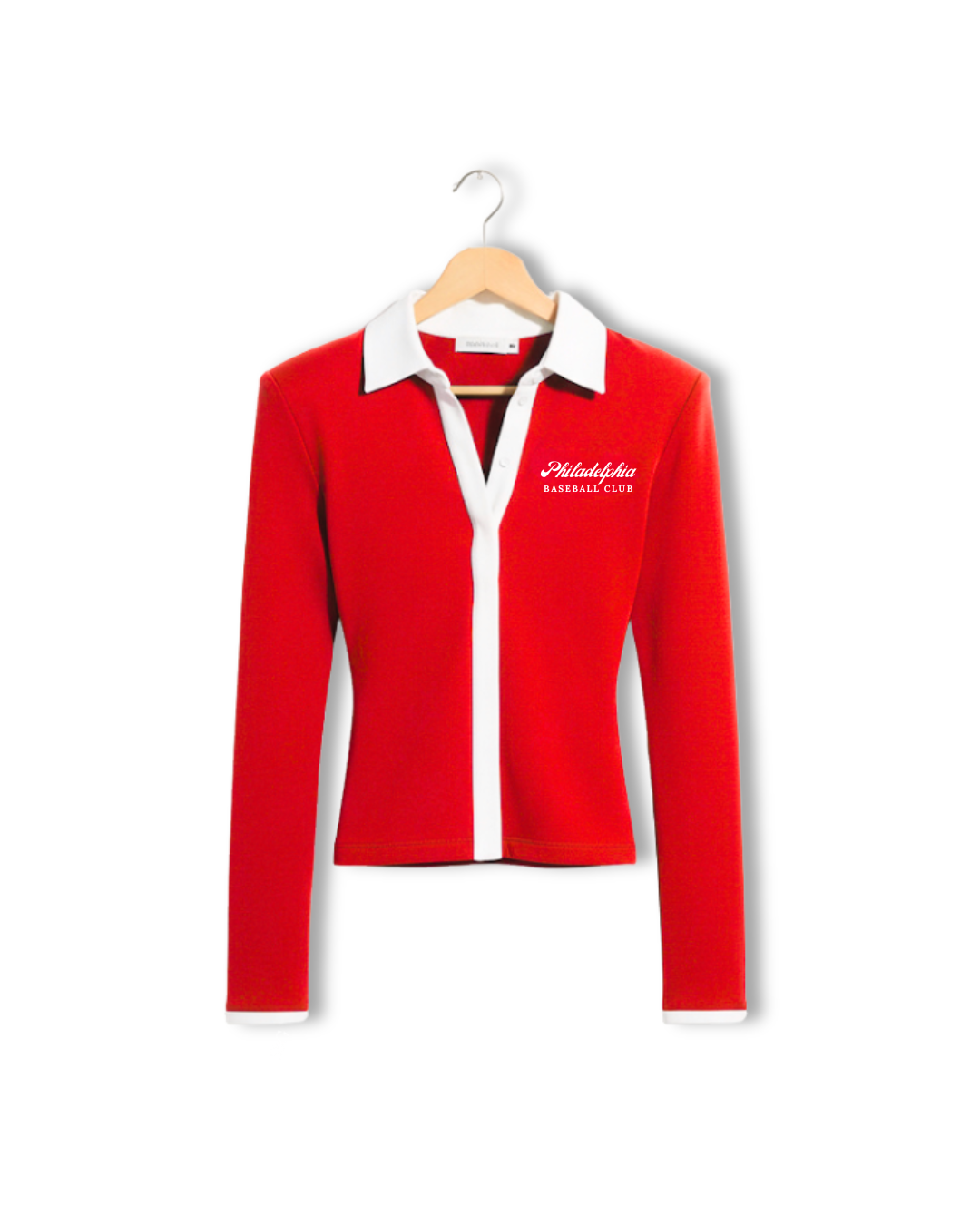 Product Photo of S&G's Philadelphia Baseball Club Polo Top.