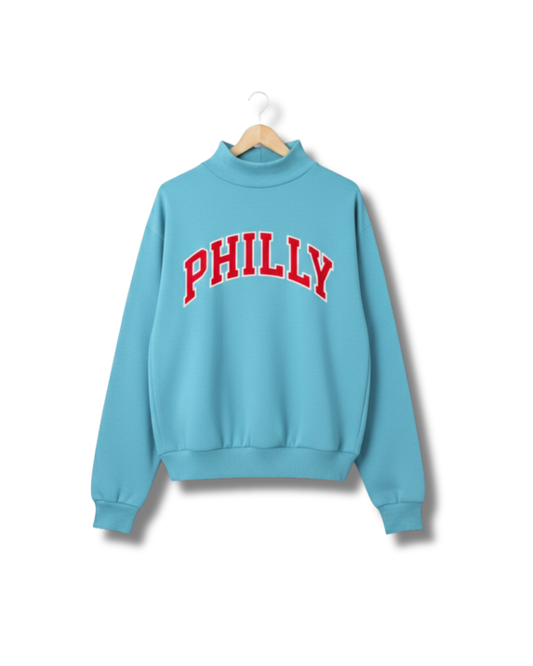 S&G's Blue Philly Varsity Mockneck