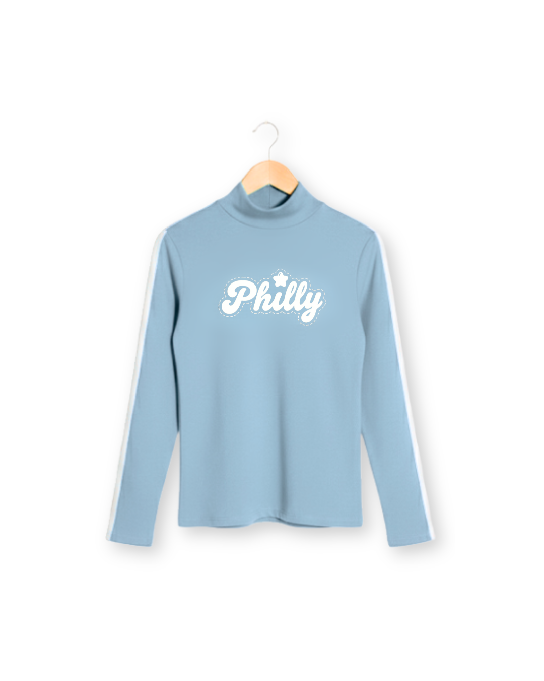 S&G's Blue Retro PHILLY Mockneck
