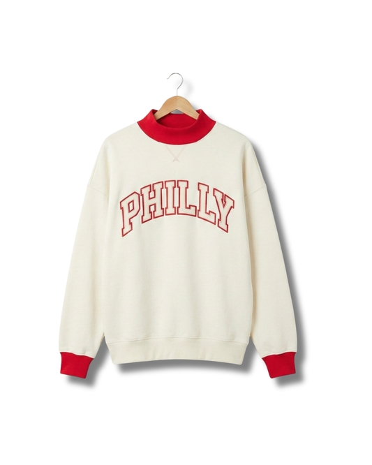 Product photo of S&G's Heritage PHILLY Varsity Mockneck.