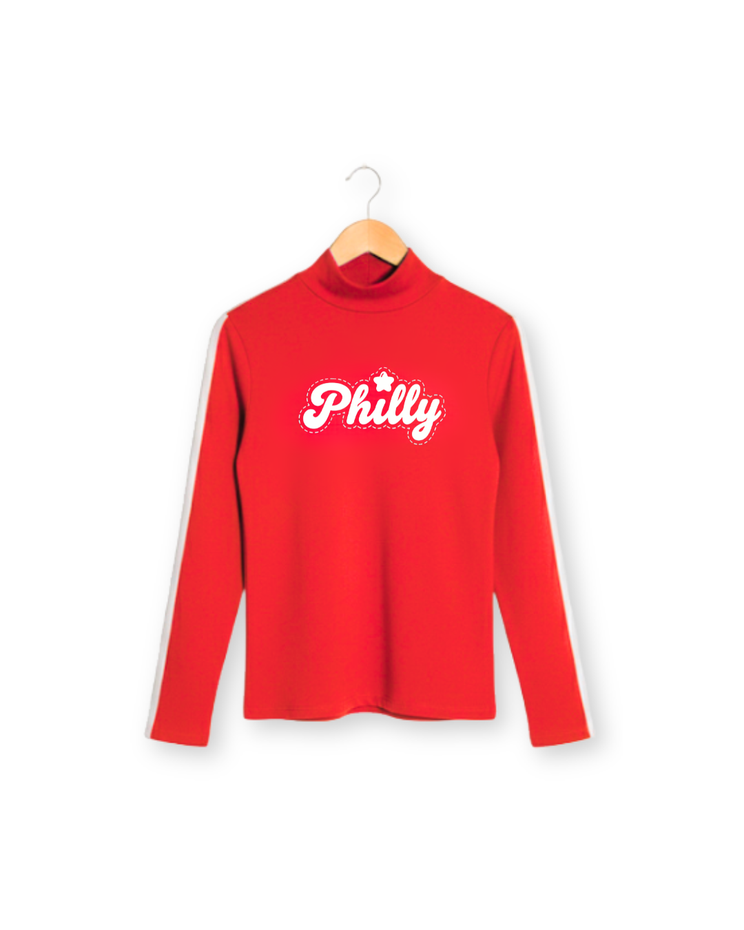 S&G's Red Retro PHILLY Mockneck