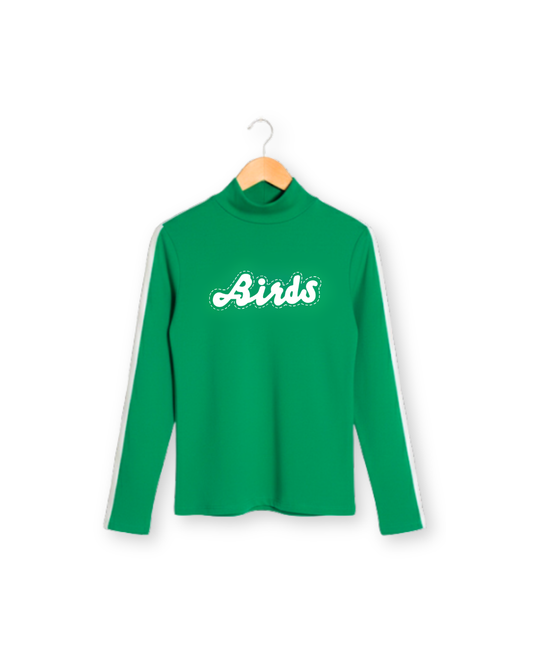 S&G Retro Birds Mockneck